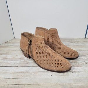 Vionic Women's‎ Shoes Joy Daytona Perforated Leather Ankle Booties Size 8